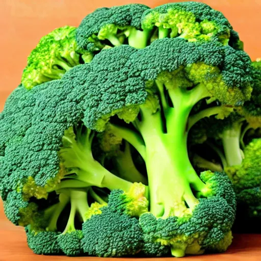 Prompt: broccoli collie