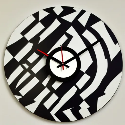 Image similar to a wall clock designed by Roy lichtenstein