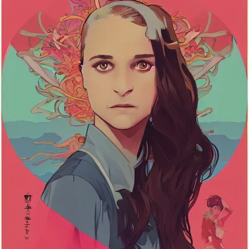 Prompt: the irresistable nonbinary Alicia Vikander, highly detailed, artstation, digital illustration, concept art, by Kyoto Animation and Studio Ghibli, by Ilya Kuvshinov and Alphonse Mucha