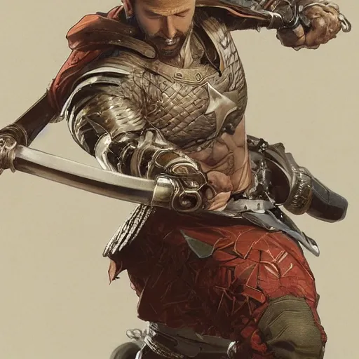 Prompt: full figure ultra realistic illustration, chris evans as samurai, intricate, elegant, highly detailed, digital painting, artstation, concept art, smooth, sharp focus, illustration, art by artgerm and greg rutkowski and alphonse mucha