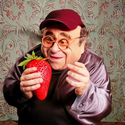 Image similar to danny devito as strawberry