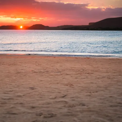 Prompt: raistones sitting on a beach during a sunset, beautiful scenery, calm, Canon EOS, Slow shutter