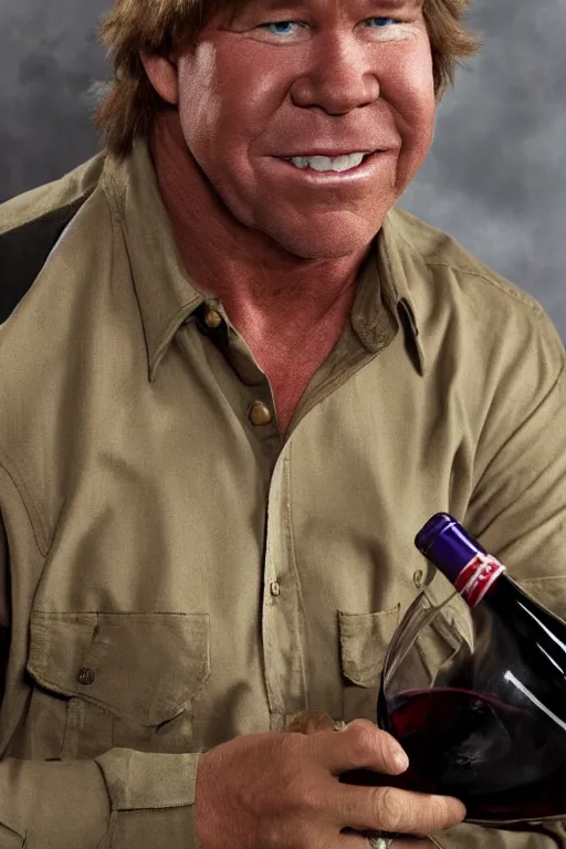 Image similar to 📷 portrait of steve irwin is a wine 🍷, made of drink, still image, dynamic lighting, 4 k