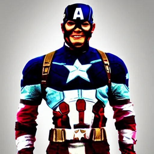 Image similar to captain america obama