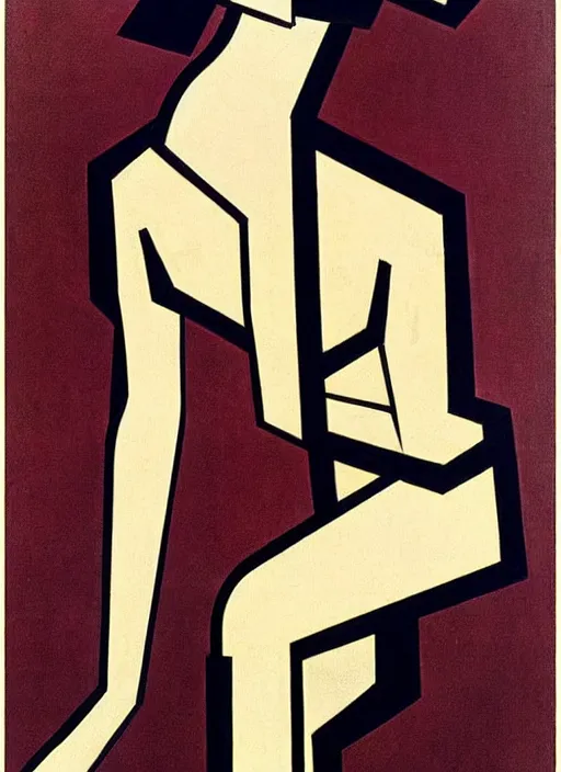 Image similar to constructivism monumental graphic super flat style figurative detailed portrait by avant garde painter and leon bakst, illusion surreal art, highly conceptual figurative art, intricate detailed illustration drawing, controversial poster art, geometrical drawings, no blur