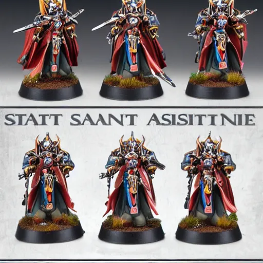 Image similar to sisters of battle saint celestine