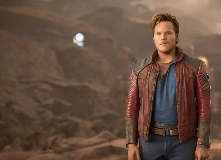 Image similar to a very high resolution image from a new movie, starlord. in a room full of 9 0's, mountains, directed by wes anderson