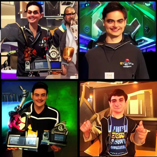 Image similar to ben shapiro as a league of legends champion