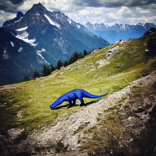 Prompt: Took a pic of this trex while hiking in the Alps #nature #photography