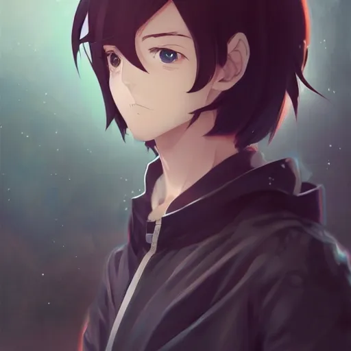 Image similar to anime portrait of Apollo24 as an anime boy by Stanley Artgerm Lau, WLOP, Rossdraws, James Jean, Andrei Riabovitchev, Marc Simonetti, and Sakimichan, trending on artstation