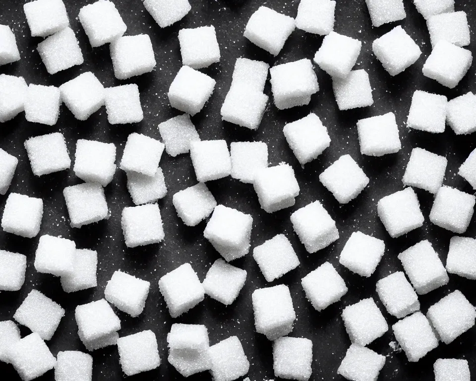 Image similar to sugar cubes in space