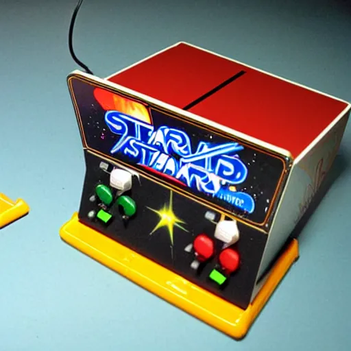 Image similar to 1 9 8 0 s - era tabletop electronic game version of atari's star wars arcade game