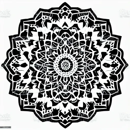Image similar to moroccan mandala, vector art