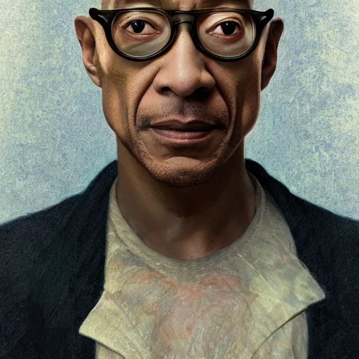 Image similar to Giancarlo Esposito as Professor X, highly detailed, digital painting, artstation, concept art, smooth, sharp focus, illustration, ArtStation, art by artgerm and greg rutkowski and alphonse mucha and J. C. Leyendecker and Edmund Blair Leighton and Katsuhiro Otomo and Geof Darrow and Phil hale and Ashley wood and Ilya repin and Charlie Bowater