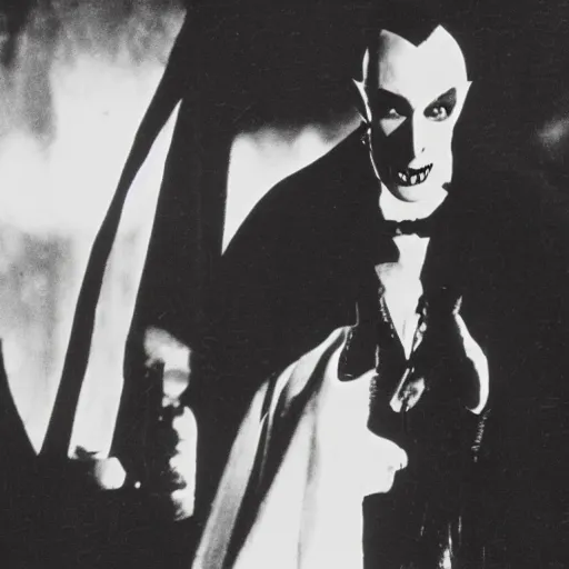 Prompt: dracula in the 1 9 2 2 nosferatu movie