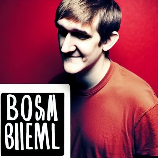 Image similar to bo burnham inside of the internet