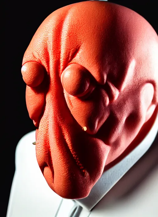 Image similar to 3 0 0 0 ( dr. john a. zoidberg ), portrait photography feroflex photorealistic studio lighting ektachrome detailed intricate face details, ultradetails, beautiful face, realistic shaded perfect face, extremely fine details