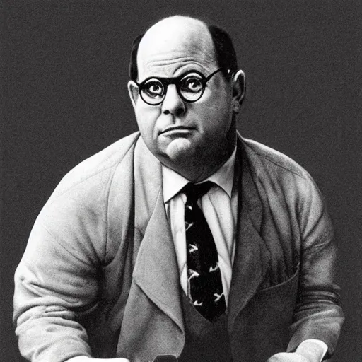 Image similar to george costanza, portrait, by toshiko okanoue