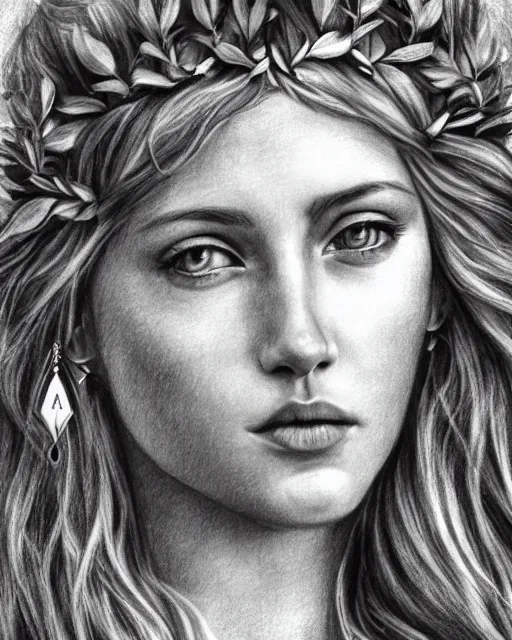 Pencil Drawing Of A Beautiful Greek Goddess Aphrodite Stable Diffusion OpenArt