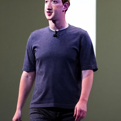 Image similar to mark zuckerberg in his most pure form
