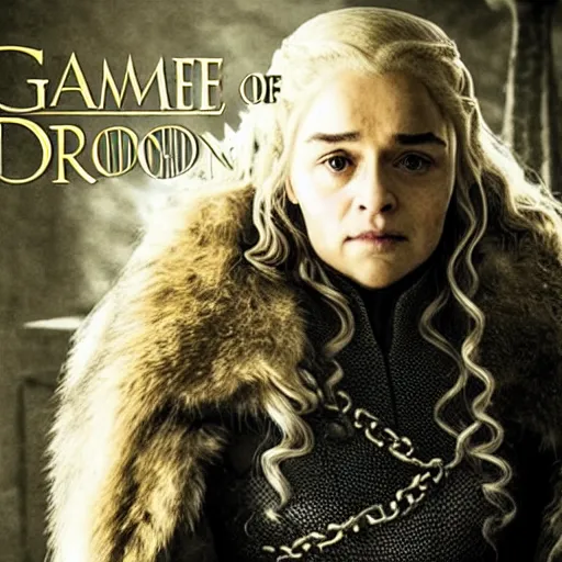 Image similar to propaganda poster warning of the dangers of Game of Thrones, horrible ending, 8k,