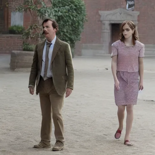 Prompt: Emma Watson in Ted Lasso (2020 TV show) very detailed 8k quality hyperrealistic