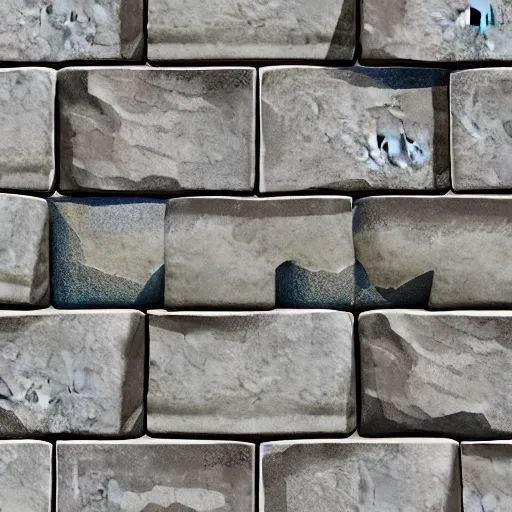 Prompt: stone brick, the sims 4 texture