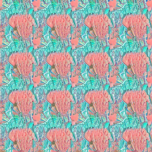 Image similar to coral procedural pattern