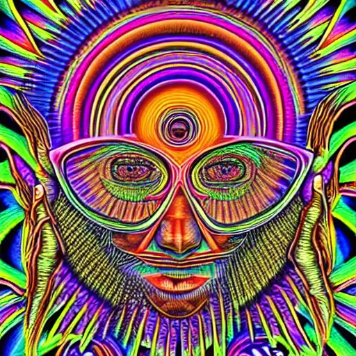 Image similar to a psychedelic!!!!! detailed drawing by alex grey, behance, psychedelic art, psychedelic, high detailed, hypnotic