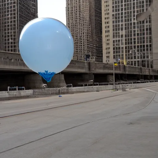 Image similar to the balloon snails of lower wacker drive