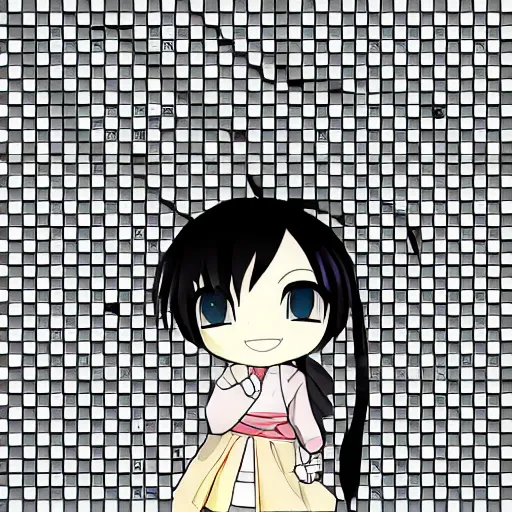 Prompt: line art character face portrait of a singular kawaii chibi in the sytle of colored book, in simple background, nendoroid eyes, anime waifu, ukiyoe