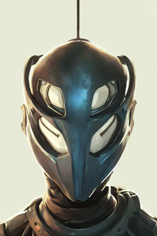 Image similar to epic mask helmet robot ninja portrait stylized as fornite style game design fanart by concept artist gervasio canda, behance hd by jesper ejsing, by rhads, makoto shinkai and lois van baarle, ilya kuvshinov, rossdraws global illumination radiating a glowing aura global illumination ray tracing hdr render in unreal engine 5