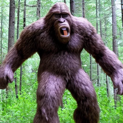 Image similar to bigfoot hunting a humans