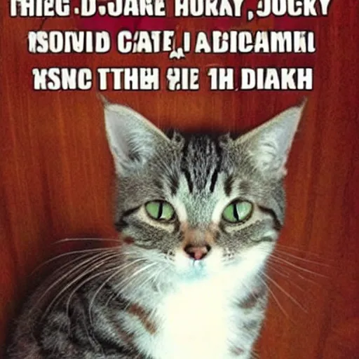 Image similar to funny cat joke