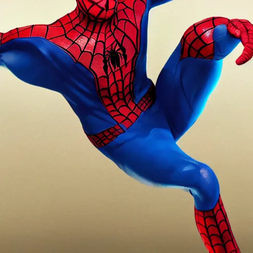 Image similar to deformed spider man