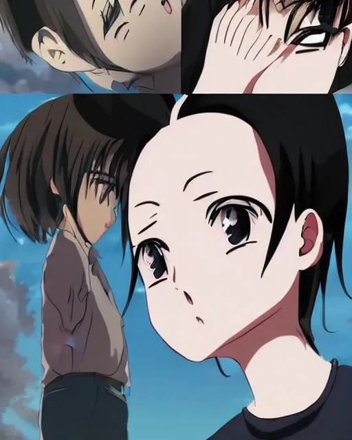 Prompt: a sad anime face, a crying anime face, a distraught anime face, a grieving anime face, a melancholic anime face