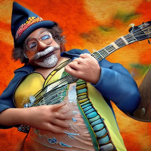 Image similar to cheech wizard 4 k photorealism hd