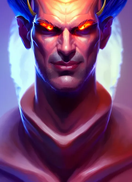 Prompt: the god hades, male, portrait, sharp focus, digital art, concept art, dynamic lighting, subsurface scattering, photoreal, trending on artstation, by emylie boivin and rossdraws