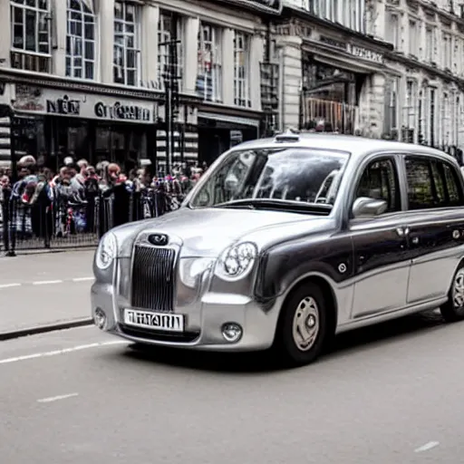 Image similar to chrome london taxi