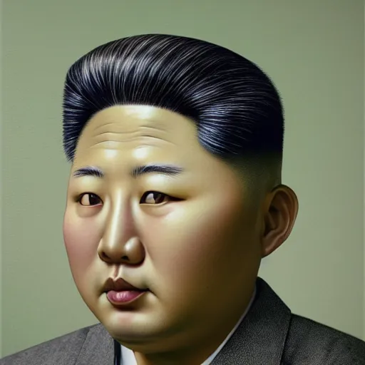 Image similar to araki nobuyoshi style photography of realistic detailed north korean kim chen with detailed face smelling detailed weed bush in detailed basement bedroom ultraviolet light