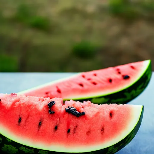 Prompt: Watermelon steak