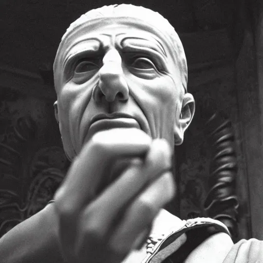 Prompt: julius caesar taking a selfie