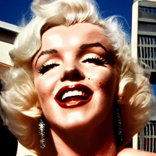 Image similar to Marilyn Monroe selfie in Los Angeles