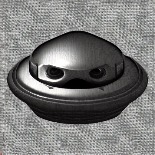 Prompt: retro 3d cell shaded alien spaceship