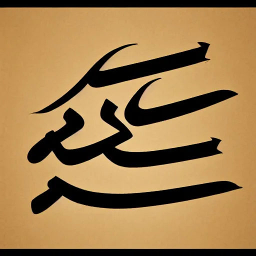 Prompt: arabic chinese script