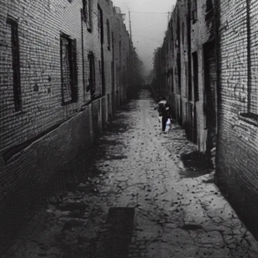 Prompt: ghetto during the holocaust, 4 k, award winning photo, eerie