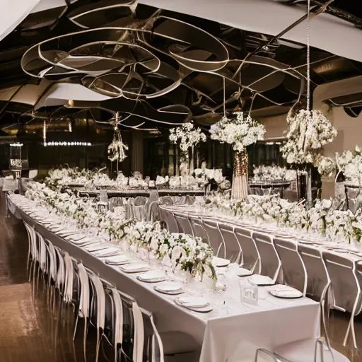 Image similar to ultra modern wedding reception