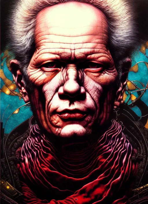 Prompt: detailed image of Arthur Schopenhauer by Ayami Kojima, Amano, Karol Bak, Greg Hildebrandt, and Mark Brooks, rich deep colors. Beksinski painting, part by Adrian Ghenie and Gerhard Richter. art by Takato Yamamoto. masterpiece . intricate artwork by Tooth Wu and wlop and beeple, greg rutkowski, very coherent symmetrical artwork, cinematic, hyper realism, high detail, octane render, unreal engine, 8k, Vibrant colors, Smooth gradients, High contrast, depth of field. by Katsuhiro Otomo, full body character drawing, inspired by Evangeleon, clean ink detailed line drawing, intricate detail, extremely detailed. painting by Arthur Rackham, Eugene de Blaas, Frederic Leighton