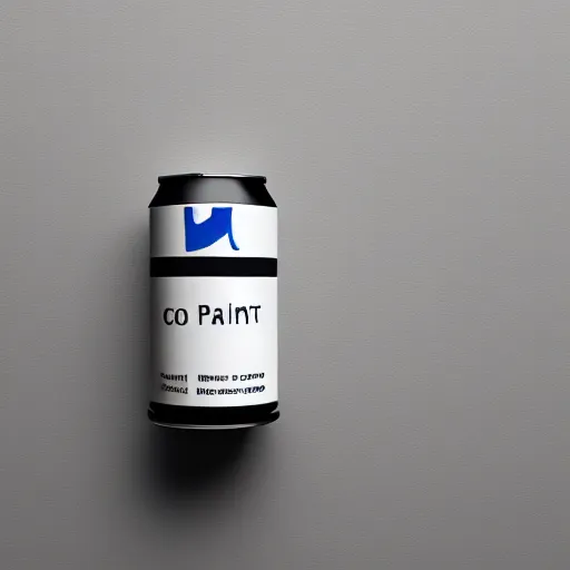 Image similar to can of paint, minimal, modern