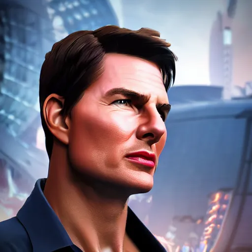 Image similar to ! dream tom cruise in clash royale, clash royale, concept art, octane render, unreal engine 5, highly detailed, high quality, 8 k, soft lighting, realistic face, path traced